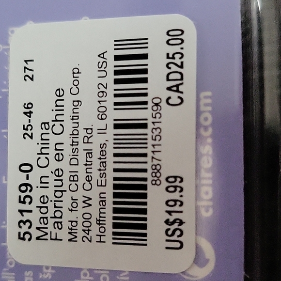 Claires belly button ring 4 pack stainless steel 14G - Picture 2 of 2